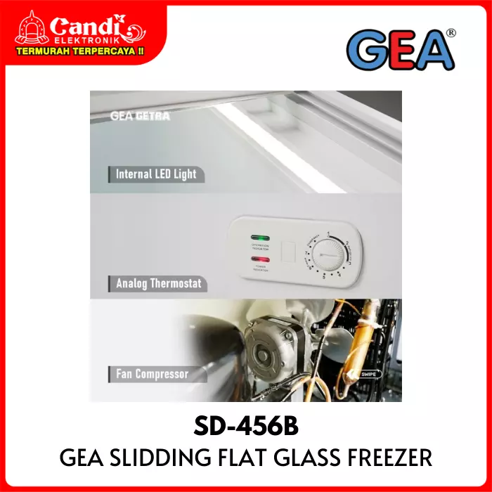 BOX FREEZER SLIDING DOOR GEA